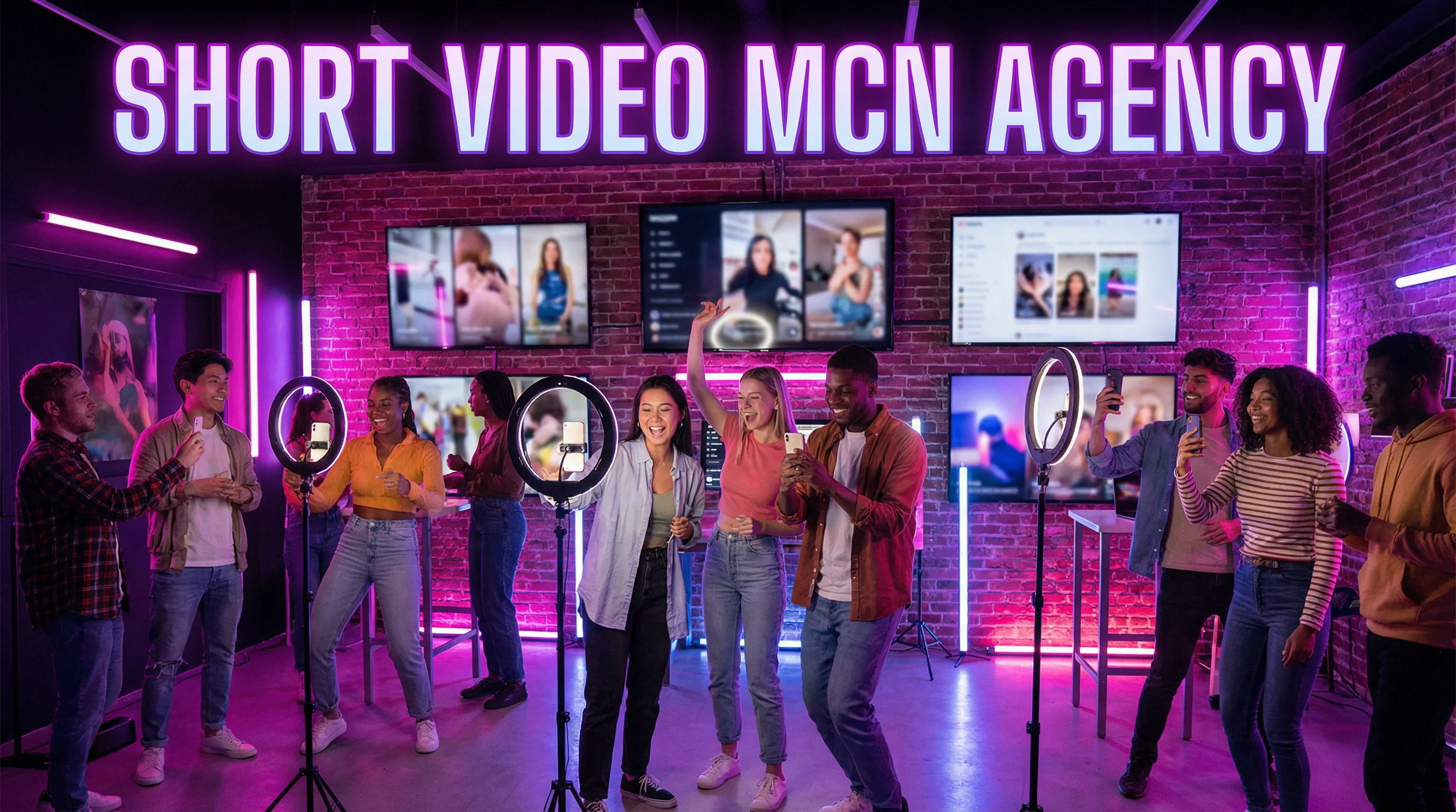 少妇视频短视频MCN机构创意工作室 - 达人创作现场